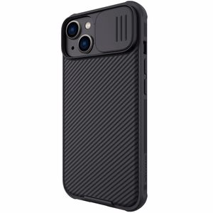 Nillkin CamShield Pro magneettinen kotelo iPhone 14 Plus suojakotelo kameran suojus musta (MagSafe)