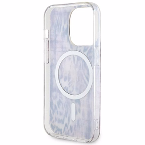 Guess GUHMP14LHLEOPWP iPhone 14 Pro 6.1 vaaleanpunainen/vaaleanpunainen suojakuori Leopard MagSafe