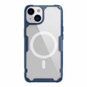 Nillkin Nature Pro Magneettinen kotelo iPhone 14 Plus magneettinen kotelo MagSafe sininen