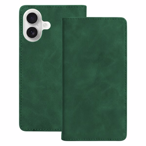 Smart Suede -kuori mallille iPhone 16 6,1", vihreä