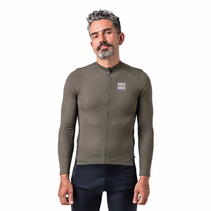Rockbros 15220003004 ROAD TO SKY men's cycling jersey long sleeve L - green