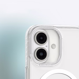 AmazingThing Titan Pro Mag Suojakuori Magneettisella Renkaalla iPhone 16:lle - läpinäkyvä