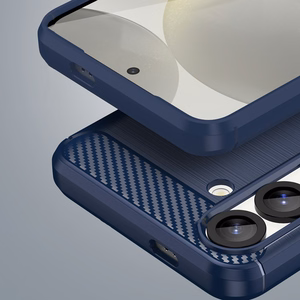 Carbon Suojakuori iPhone 16e / 17e:lle - sininen