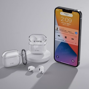 Tech-Protect FLEXAir Suojakuori Apple AirPods 4:lle - läpinäkyvä