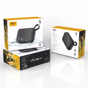QCY SP2 IP67 Bluetooth-Kaiutin RGB-taustavalaistuksella ja Stereo-tilalla - Musta