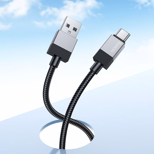 Kaapeli USB-A - USB-C Hoco 3A 1 m X110 musta