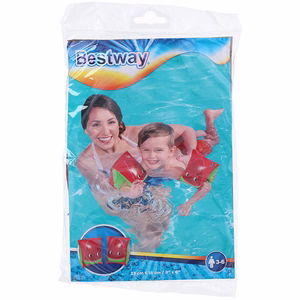 Bestway puhallettavat lasten uimakellukkeet, 23 × 15 cm, punaiset