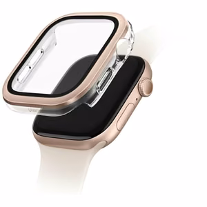 Uniq Voute Karkaistu Lasi Suojakuori Apple Watch 10 46mm:lle - Ruusukultainen