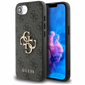 Guess 4G Big Logo suojakuori iPhone 16e - musta