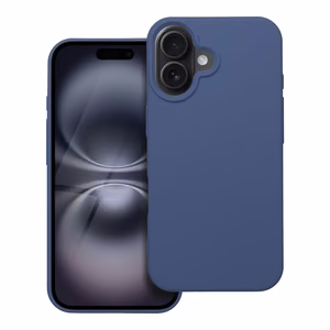 Silikoninen suojakuori iPhone 16:lle sininen