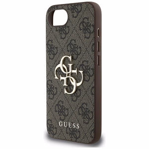 Guess Suojakuori iPhone 16e:lle (SE 4 2025) GUHCPSE44GMGBR (4G PU Big Logo) - Ruskea
