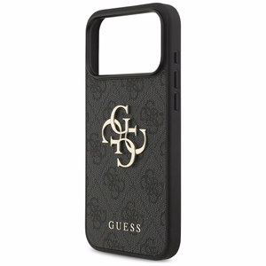 Case Guess PU 4G Metal Logo Strap Apple iPhone 17 Pro Max black
