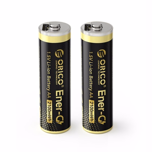 Orico Ener-G EG5C Lithium Battery 1.5V 2100mWh AA USB-C Rechargeable Battery with Charging Cable 2 pcs.