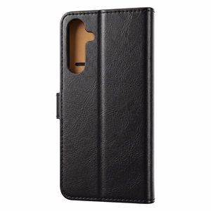Smart Luxe nahkainen suojakuori Honor Magic 8 Lite musta