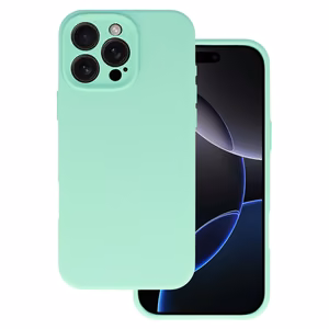 Silicone Lite Suojakuori iPhone 16 Pro Max:lle - minttu