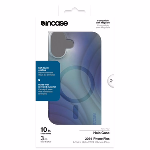 Incase Halo Case -suojakuori MagSafe-tuella iPhone 16 Plus -puhelimelle, Tidal Ocean