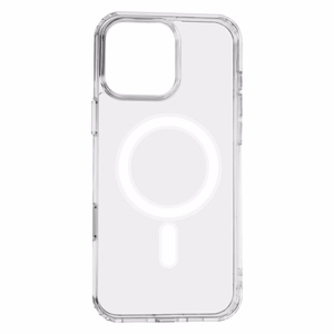 Anti Shock 1,5 mm Mag Suojakuori iPhone 16 Pro Max 6,9 tuumalle läpinäkyvä iso aukko + painike