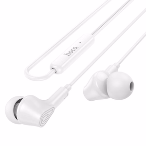 Słuchawki przewodowe douszne Jack 3,5 mm Hoco M102 białe