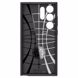 Spigen Optik Armor suojakuori Samsung Galaxy S24 Ultra:lle musta