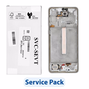 ServicePack LCD-näyttö SAMSUNG A33 5G A336B GH82-28143B valkoinen