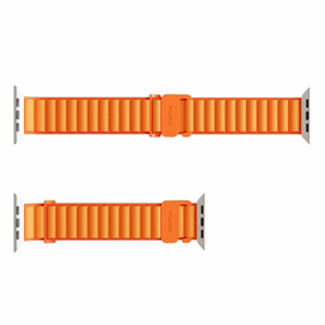 Puro Extreme Nylon Hihna Apple Watch 42 / 44 / 45 / 49 mm:lle - Oranssi