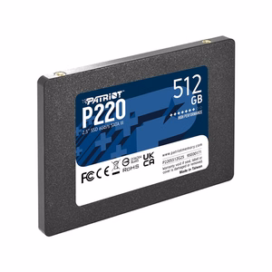 PATRIOT P220 SATA 3 512GB SSD, 550/500MB/s