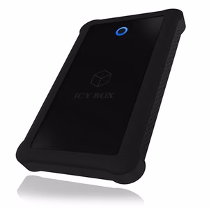 Raidsonic ICY BOX IB-233U3-B External enclosure for 2.5" SATA HDD/SSD with USB 3.0 interface and silicone protection sleeve SATA I, II, III USB 3.0 2.5"