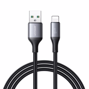 Joyroom S-A28 Flash Series 3A USB-A - Lightning kaapeli 1m - musta