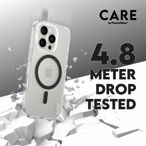 CARE by PanzerGlass Flagship -suojakuori iPhone 16 Pro 6.3' musta/musta MagSafe 1346