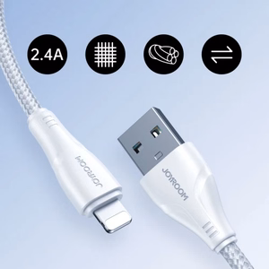 USB-kaapeli Joyroom S-UL012A11 valkoinen Lightning 200cm