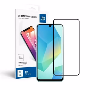 Suojalasi Blue Star - SAMSUNG A17 4G / A17 5G / A16 4G / A16 5G / M16 5G Full Face (täysliimaus kehyksellä/pieni koko) - musta