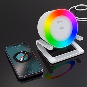 Devia Bluetooth-kaiutin IM-3 langattomalla laturilla 15W ja valolla valkoinen