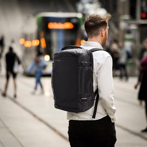 Tech-Protect Defender S40 Reppu Ryanair & Wizzair:lle, 20L kannettava - Musta