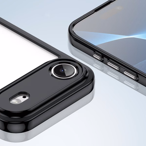Outer Space Suojakuori iPhone 17 Air:lle - Musta Läpinäkyvä