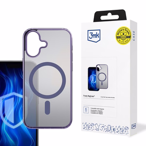 3mk Frosty MagCase violetti suojakuori Apple iPhone 16 Plus:lle - violetti