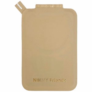 Nimmy New Big-Eye Cute Pets 2.0 Cat MagSafe-magneettikorttikotelo puhelimelle jalustalla – ruskea