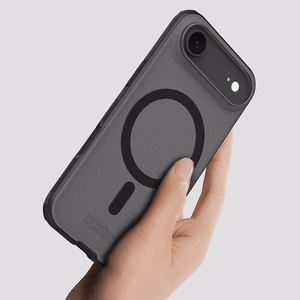 Nillkin Super Frosted Shield Pro MagSafe-yhteensopiva suojakuori iPhone 17 Air:lle - läpinäkyvä musta