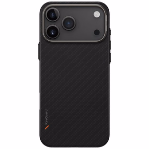 Uniq Keva EDGE Magclick Lataussuojakuori iPhone 17 Pro Max:lle - musta