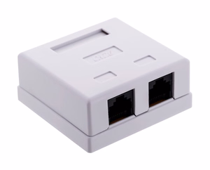 Alantec GN011 – pinta-asennettava Cat 6 -verkkorasia, valkoinen