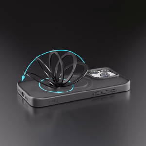 Etteri Matt Mag Ring suojakuori iPhone 16 Pro Max 6,9" musta