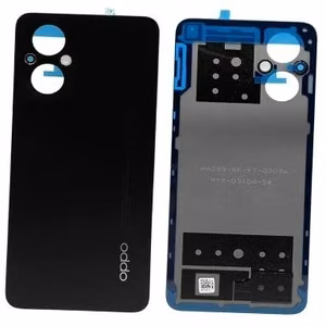 Takakansi Oppo Reno7 Z 5G/Reno7 Lite/Reno8 musta (ilman kameran linssia) alkuperäinen (käytetty Grade B)