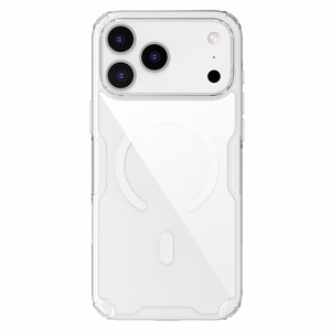Nillkin Nature TPU Pro Magneettinen Suojakuori MagSafe-yhteensopiva iPhone 17 Pro Max:lle - Läpinäkyvä