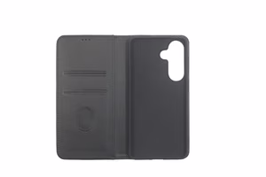 JM STAND FLIP CASE mallille Galaxy S26 Plus, musta