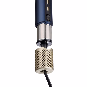 BaByliss AS6550E – 1500 W ionisoiva kuumailmaharja, 3 lämpöasetusta, sininen/kullanvärinen