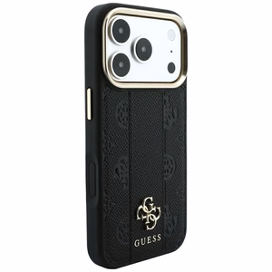 Kotelo mallille IPHONE 18 Pro/17 Pro MagSafe-yhteensopiva (Stripe Peony 4G Logo) (väri: musta)
