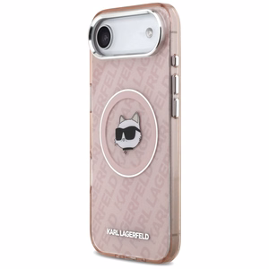 KARL LAGERFELD suojakuori iPhone 17 Air MagSafe-yhteensopiva KLHMP17MHMKBCHOP (IML Choupette Head Logo) pinkki