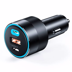 Laturi CHOETECH 2xUSB-C, USB-A: 12-24 V, 130 W, QC3.0, PD3.0, PPS