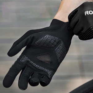 Rockbros cycling gloves spring/summer/autumn, full, size: XL - black