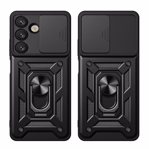 Hybrid Armor Camshield with Stand and Camera Cover for Nothing Phone (3a) 5G - Black