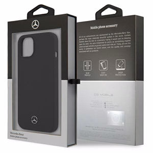 Mercedes Silikoni Line kotelo iPhone 13 mini - musta